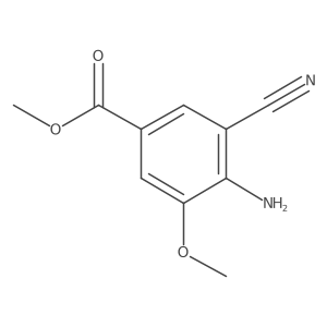 Methyl 4-amino-3-cyano-5-methoxybenzoate Structure