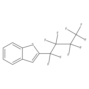 2-(Nonafluorobutyl)-1-benzothiophene Structure