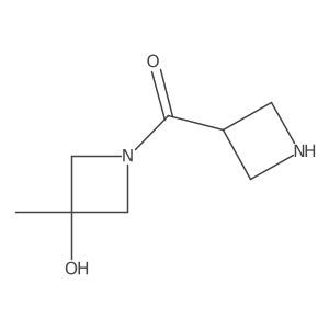 Azetidin-3-yl(3-hydroxy-3-methylazetidin-1-yl)methanone Structure