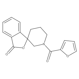 1'-(furan-2-carbonyl)-3H-spiro[2-benzofuran-1,3'-piperidine]-3-one结构式