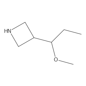3-(1-Methoxypropyl)azetidine Structure
