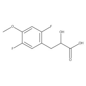 3-(2,5-Difluoro-4-methoxyphenyl)-2-hydroxypropanoic Acid结构式