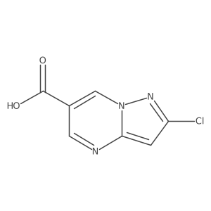 2-Chloropyrazolo[1,5-a]pyrimidine-6-carboxylic acid结构式