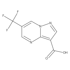 6-(Trifluoromethyl)pyrazolo[1,5-a]pyrimidine-3-carboxylic acid Structure