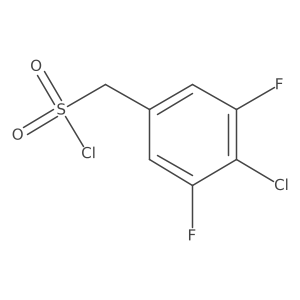 (4-Chloro-3,5-difluorophenyl)methanesulfonyl chloride Structure