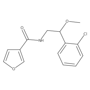 N-[2-(2-chlorophenyl)-2-methoxyethyl]furan-3-carboxamide Structure
