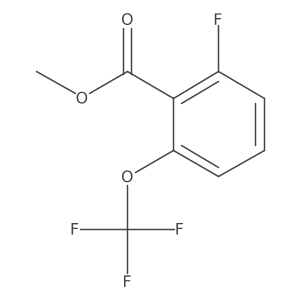 Methyl 2-fluoro-6-(trifluoromethoxy)benzoate结构式