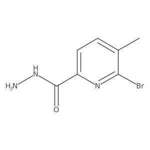 6-Bromo-5-methylpicolinohydrazide Structure