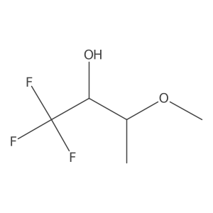 1,1,1-Trifluoro-3-methoxybutan-2-ol结构式