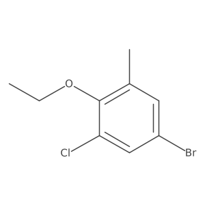 5-Bromo-1-chloro-2-ethoxy-3-methylbenzene结构式