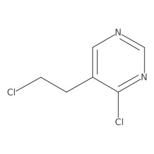 4-Chloro-5-(2-chloroethyl)pyrimidine Structure