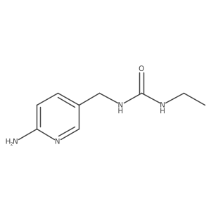 N-[(6-Amino-3-pyridinyl)methyl]-N'-ethylurea结构式