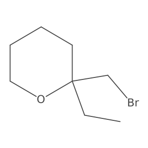 2-(Bromomethyl)-2-ethyloxane Structure