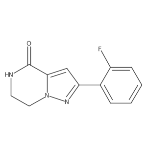 2-(2-Fluorophenyl)-6,7-dihydropyrazolo[1,5-A]pyrazin-4(5H)-one Structure