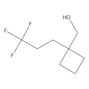 [1-(3,3,3-Trifluoropropyl)cyclobutyl]methanol Structure