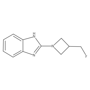 2-(3-(fluoromethyl)azetidin-1-yl)-1H-benzo[d]imidazole Structure