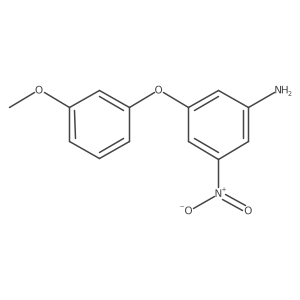 3-(3-Methoxyphenoxy)-5-nitrobenzenamine结构式