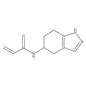 N-(4,5,6,7-tetrahydro-1H-indazol-5-yl)prop-2-enamide Structure