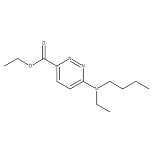 Ethyl 6-(butyl(ethyl)amino)pyridazine-3-carboxylate Structure