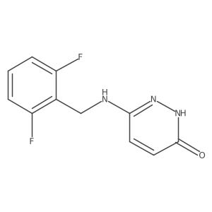 6-((2,6-Difluorobenzyl)amino)pyridazin-3-ol Structure