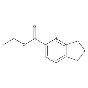 Ethyl 6,7-dihydro-5H-cyclopenta[b]pyridine-2-carboxylate Structure