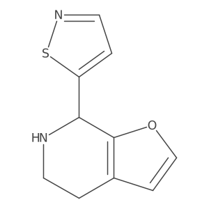 5-{4H,5H,6H,7H-furo[2,3-c]pyridin-7-yl}-1,2-thiazole结构式