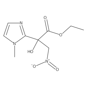 ethyl 2-hydroxy-2-(1-methyl-1H-imidazol-2-yl)-3-nitropropanoate结构式