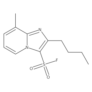 2-Butyl-8-methylimidazo[1,2-a]pyridine-3-sulfonyl fluoride Structure