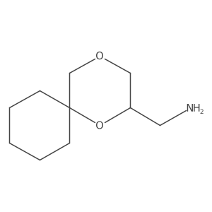 {1,4-Dioxaspiro[5.5]undecan-2-yl}methanamine结构式