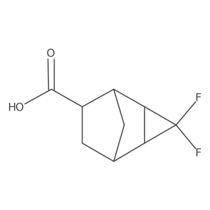 3,3-Difluorotricyclo[3.2.1.02,4]octane-6-carboxylic acid Structure