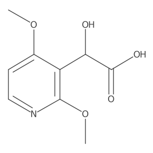2-(2,4-Dimethoxypyridin-3-yl)-2-hydroxyacetic acid Structure