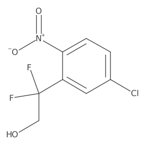 2-(5-Chloro-2-nitrophenyl)-2,2-difluoroethan-1-ol Structure