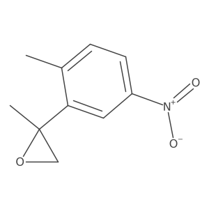 2-Methyl-2-(2-methyl-5-nitrophenyl)oxirane Structure