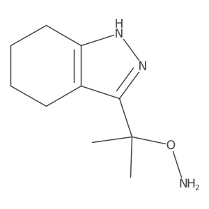 O-[2-(4,5,6,7-tetrahydro-1H-indazol-3-yl)propan-2-yl]hydroxylamine Structure