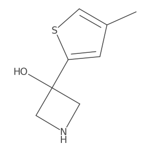 3-(4-Methylthiophen-2-yl)azetidin-3-ol Structure