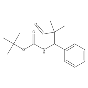 tert-butyl N-(2,2-dimethyl-3-oxo-1-phenylpropyl)carbamate结构式