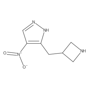 3-[(azetidin-3-yl)methyl]-4-nitro-1H-pyrazole Structure