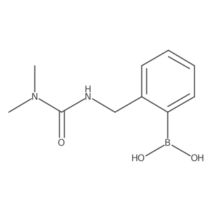 (2-((3,3-Dimethylureido)methyl)phenyl)boronic acid Structure