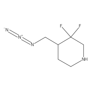 4-(Azidomethyl)-3,3-difluoropiperidine Structure