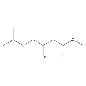 Methyl 3-hydroxy-4-(propan-2-yloxy)butanoate Structure