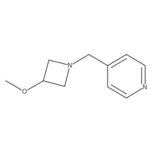 4-((3-Methoxyazetidin-1-yl)methyl)pyridine Structure