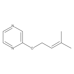 2-(3-Methylbut-2-enoxy)pyrazine Structure