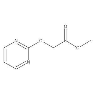 Methyl 2-(pyrimidin-2-yloxy)acetate结构式