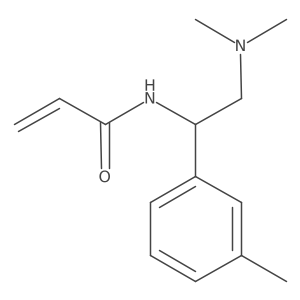 N-[2-(Dimethylamino)-1-(3-methylphenyl)ethyl]prop-2-enamide结构式