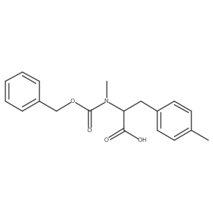 2-{[(Benzyloxy)carbonyl](methyl)amino}-3-(4-methylphenyl)propanoic acid Structure