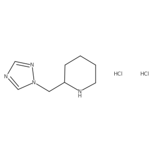 2-[(1H-1,2,4-triazol-1-yl)methyl]piperidine dihydrochloride Structure