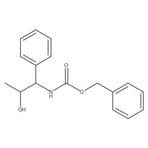 benzyl N-(2-hydroxy-1-phenylpropyl)carbamate结构式