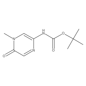 tert-butyl N-(4-methyl-5-oxo-4,5-dihydropyrazin-2-yl)carbamate Structure