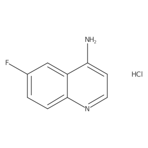 6-Fluoroquinolin-4-amine hydrochloride Structure