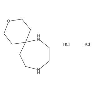 3-Oxa-7,10-diazaspiro[5.6]dodecanedihydrochloride Structure